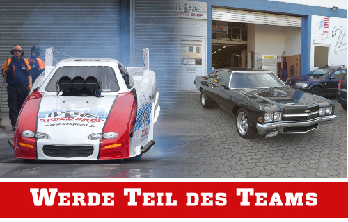 Werde Teil des US Speed Shop Teams